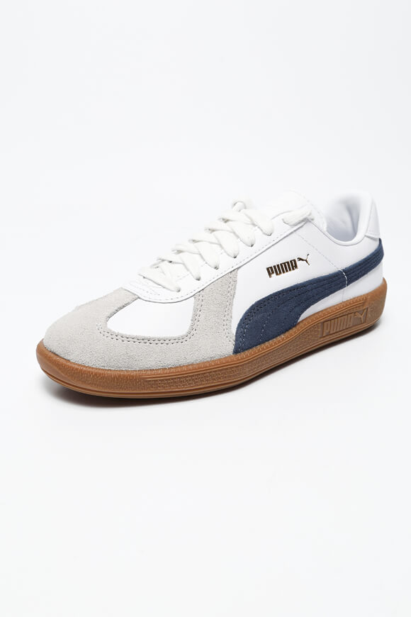 Army Trainer Sneaker - White + Club Navy