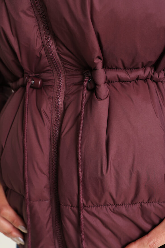 Puffermantel - Bordeaux