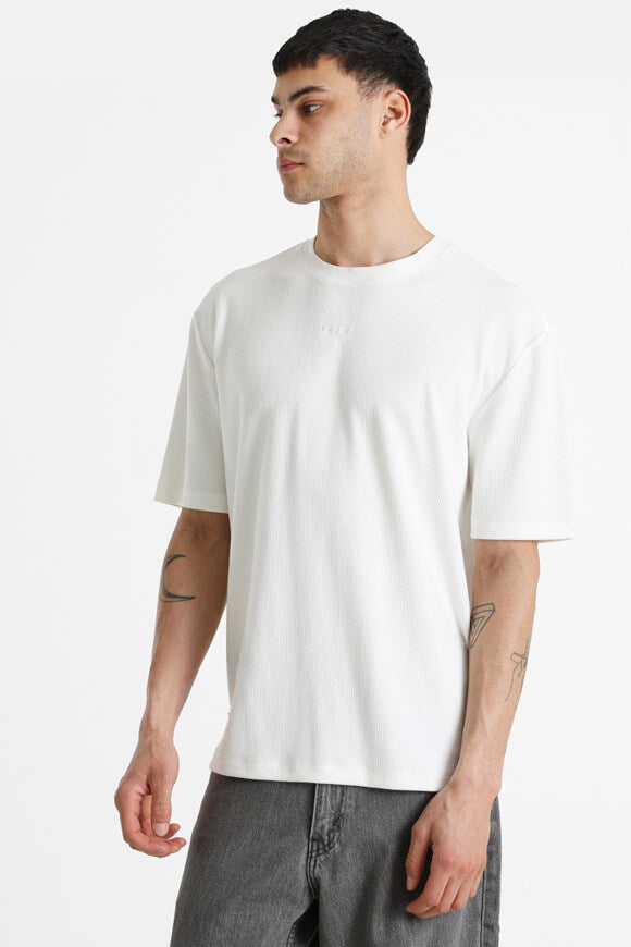 Strukturiertes T-Shirt - Ecru