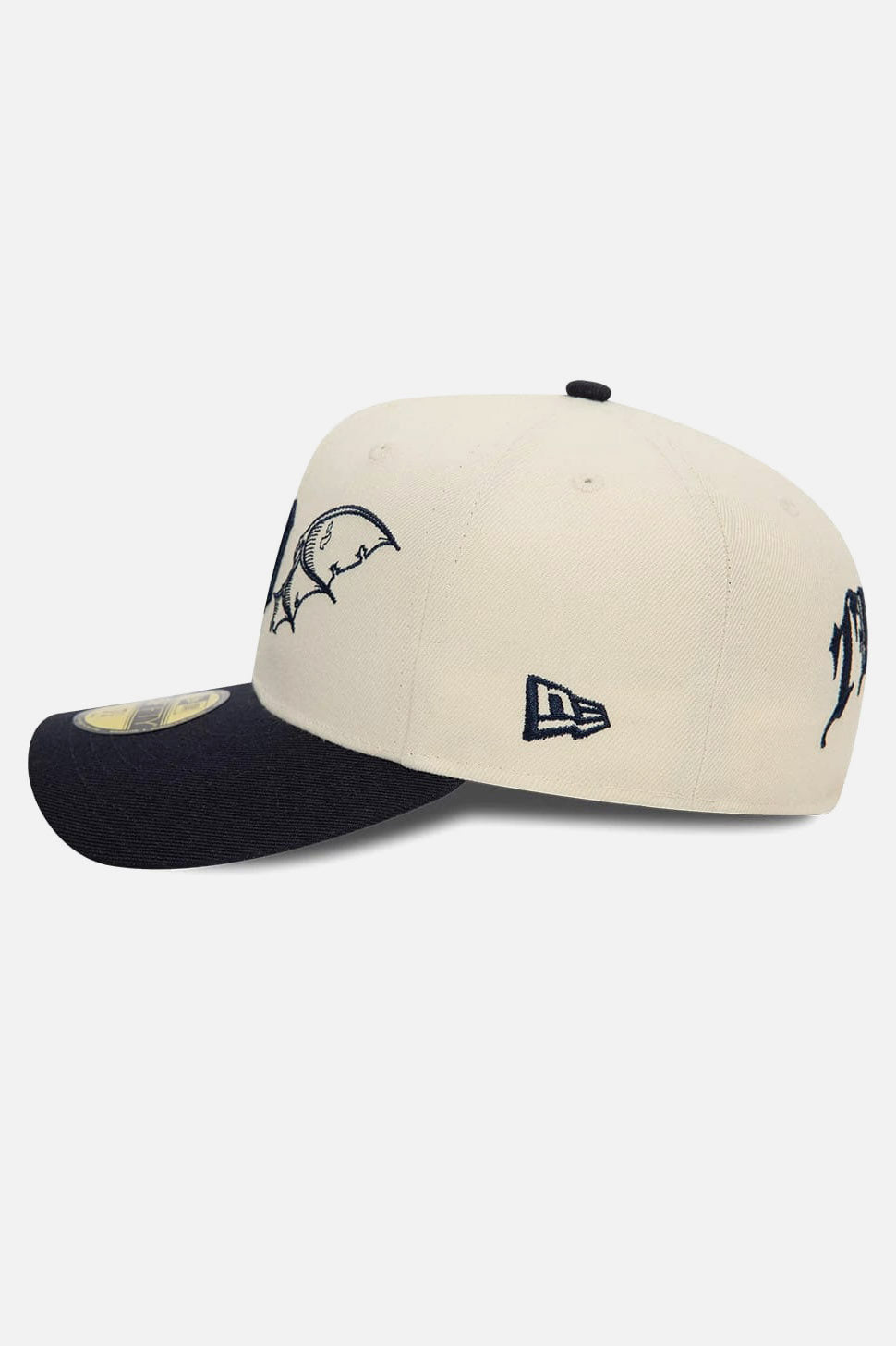 Cappellino 59fifty - Light Beige + Navy