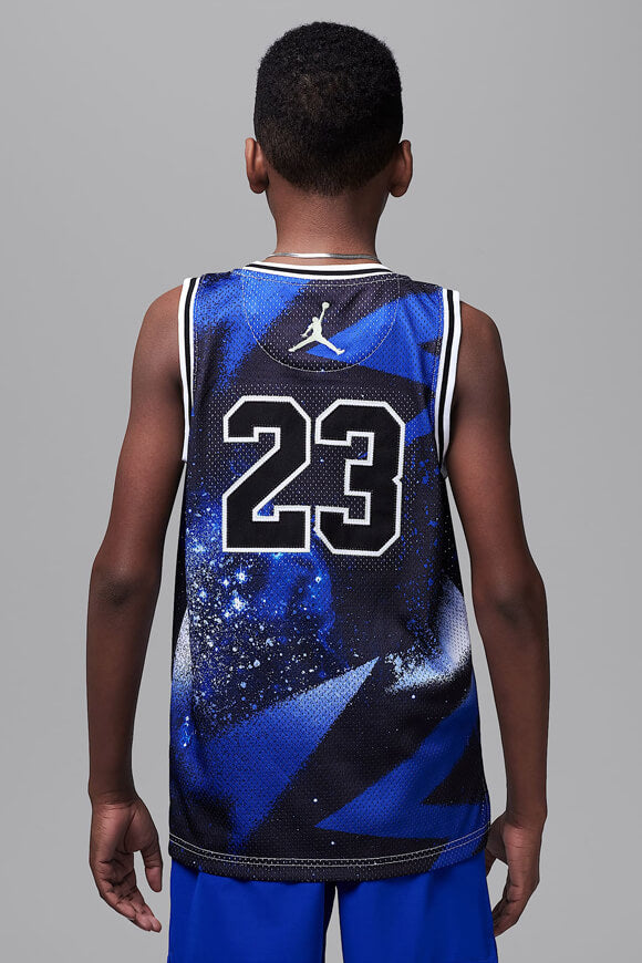 Débardeur en mesh - Black + Hyper Royal