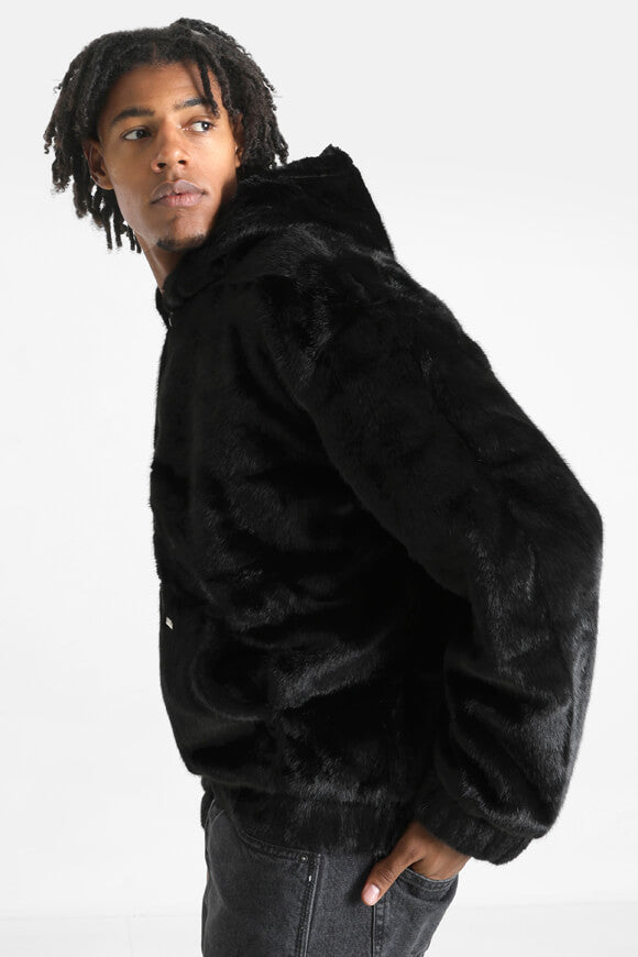 Veste en fausse fourrure - Noir