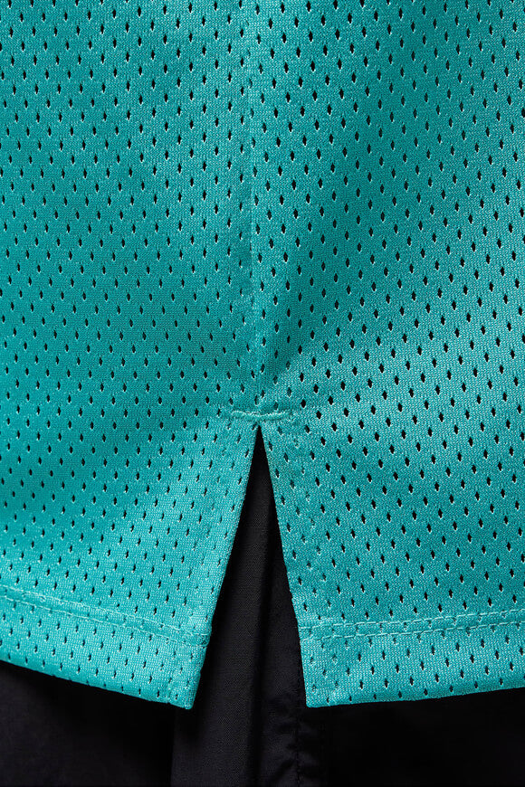 Oversize mesh top - Washed teal