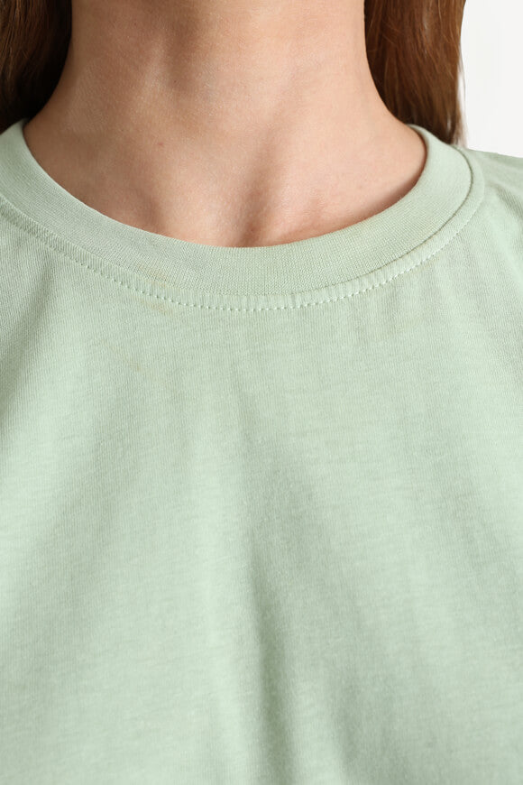 Crop T-shirt - Light green