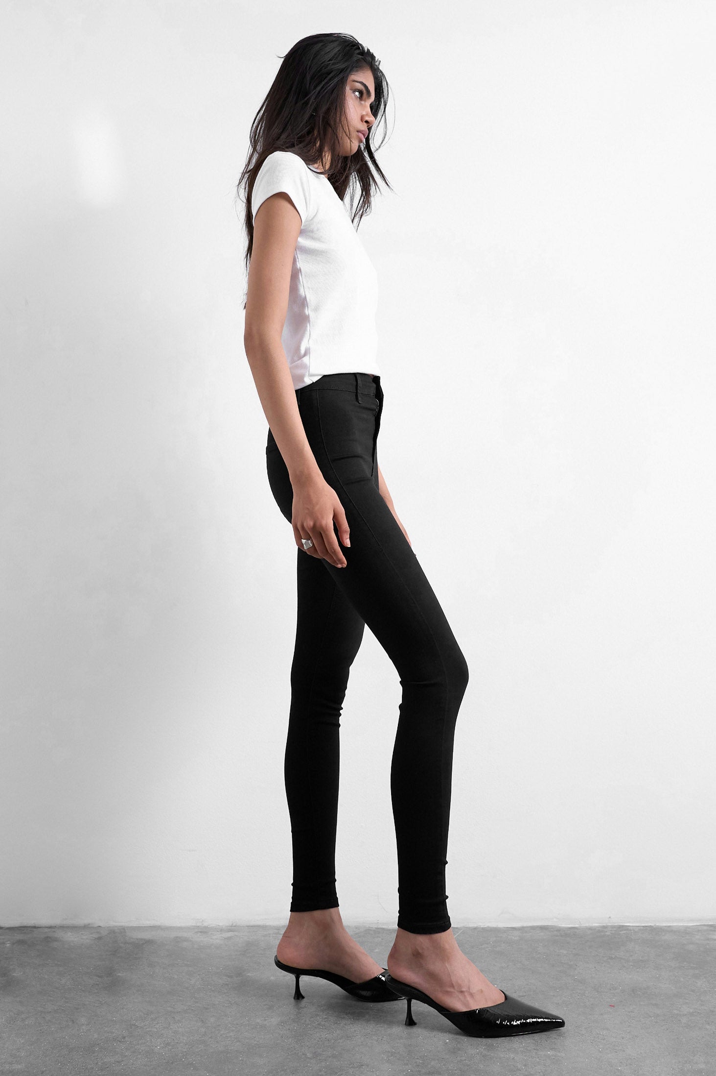 TSJONI skinny fit jeans L30 - Black Denim