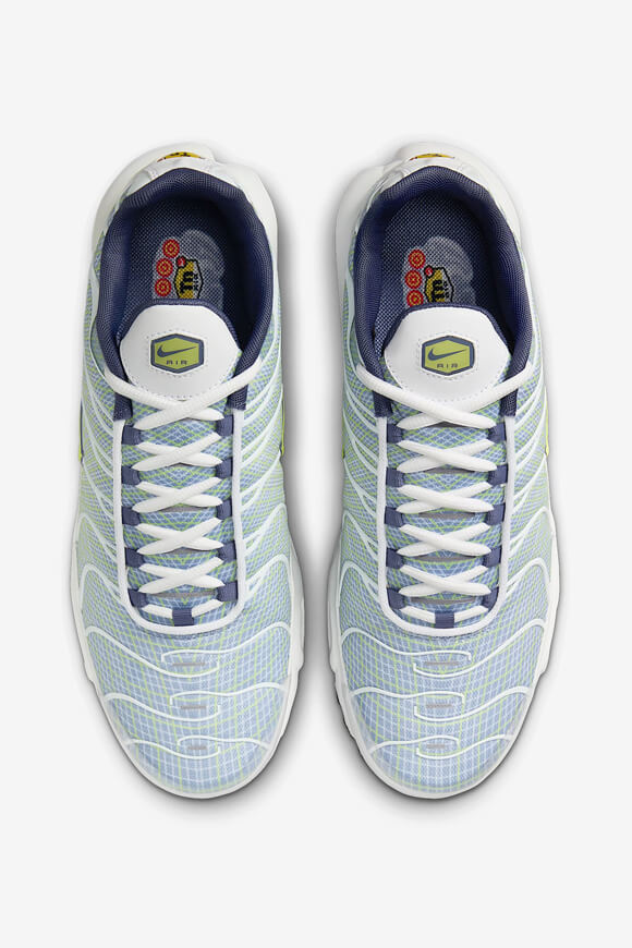 Air Max Plus Sneaker - Pebble Grey + Lime + Steel + White