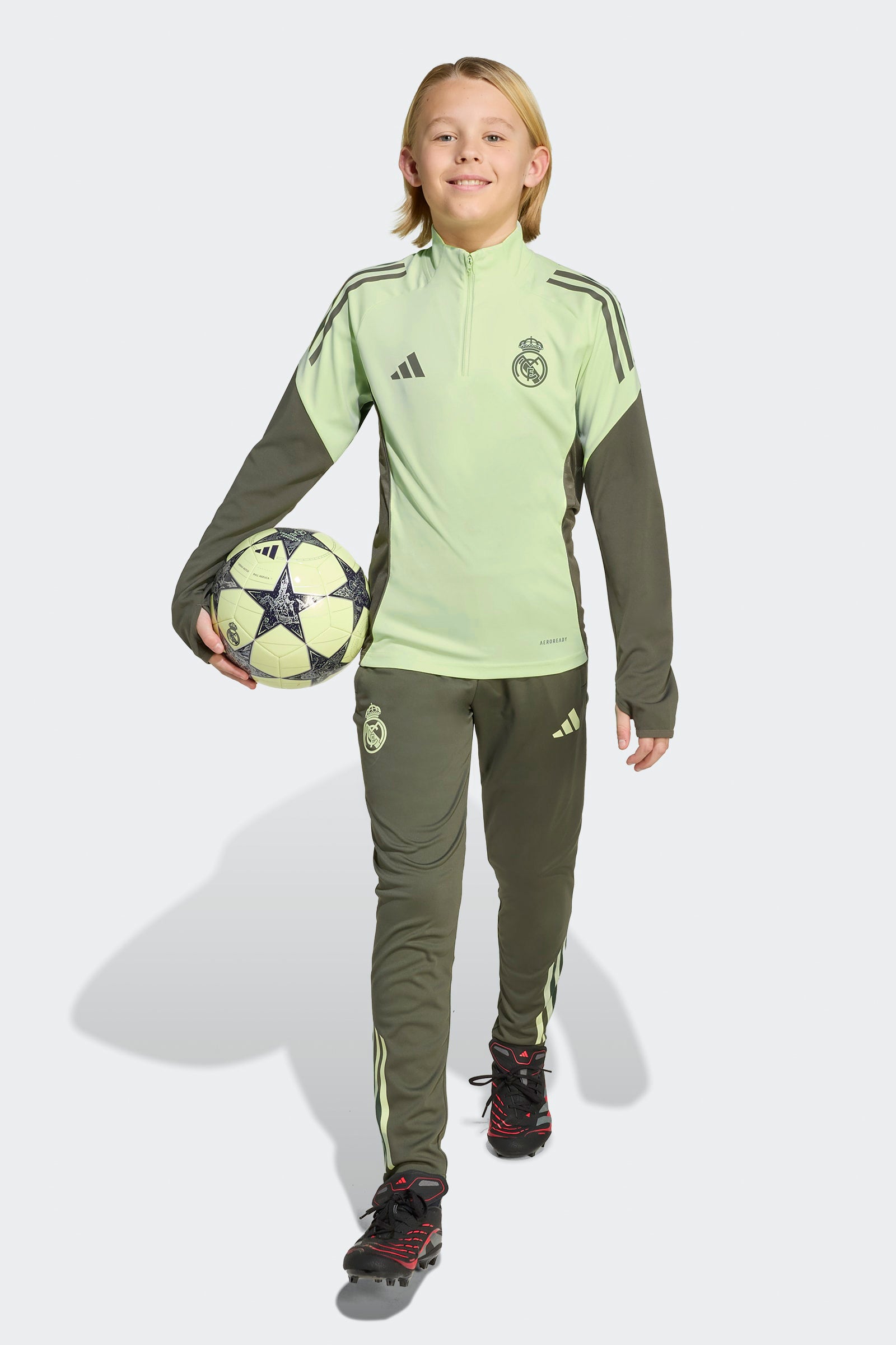 Real Madrid Tiro 25 haut de survêtement - Almost Lime