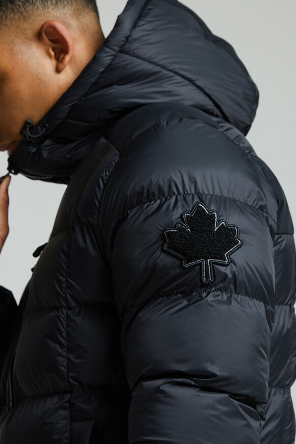 Anvox Puffer Bomberjacke - Jet Black