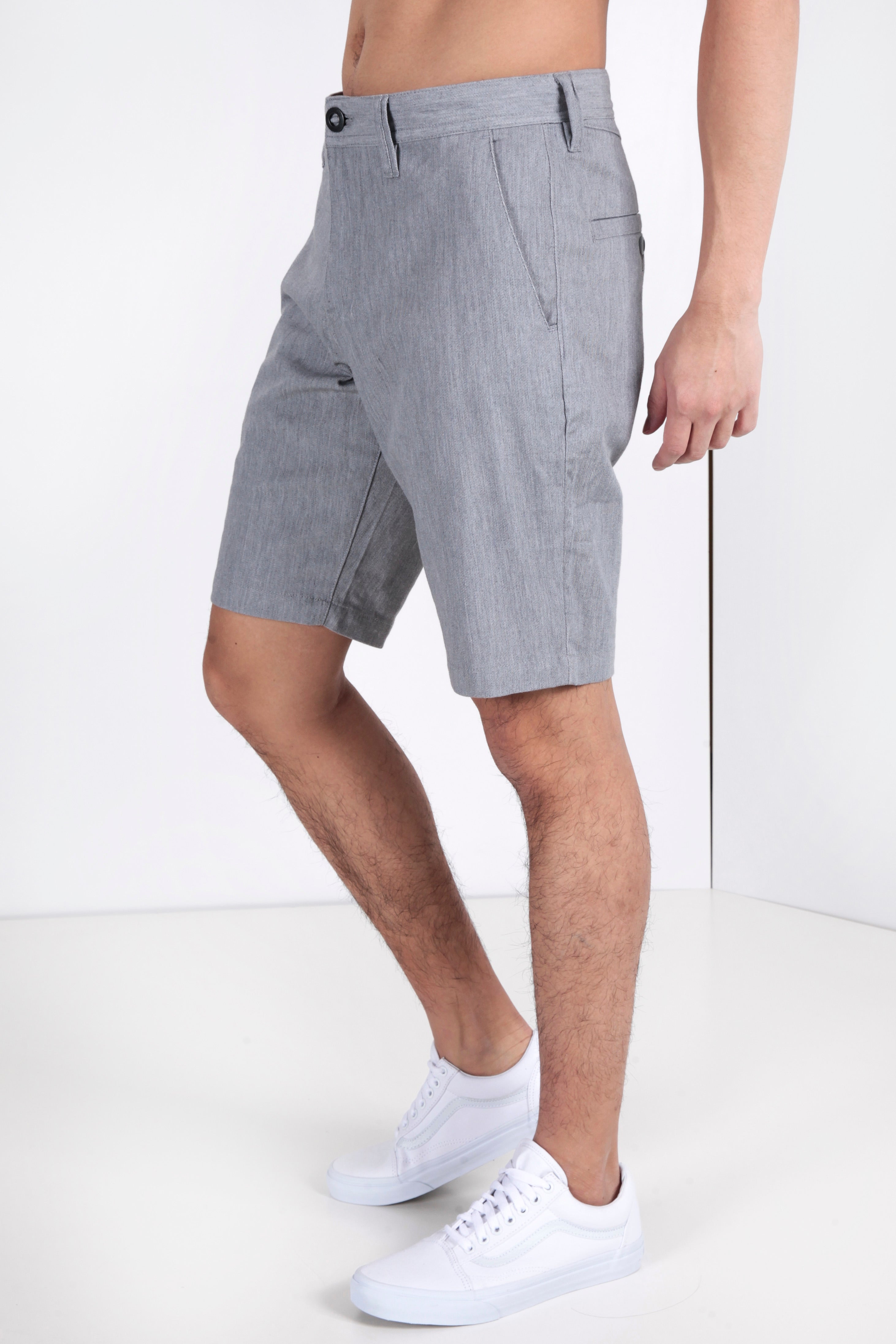 Chino shorts - mottled gray