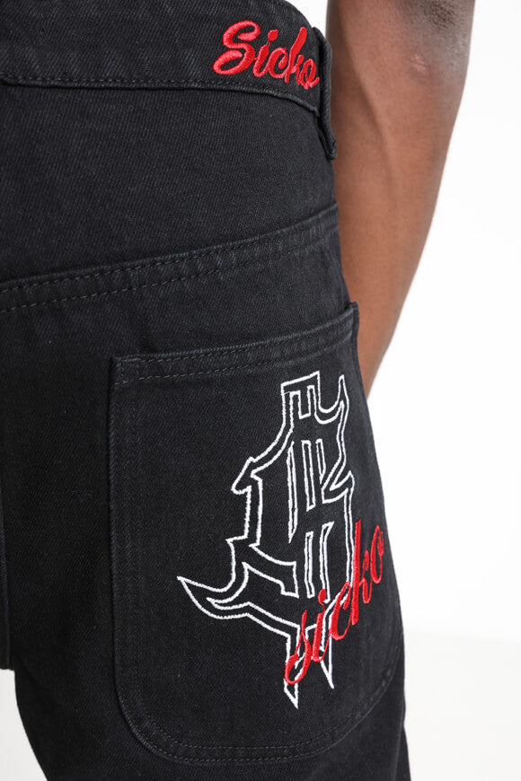 Straight Fit Jeans - Black