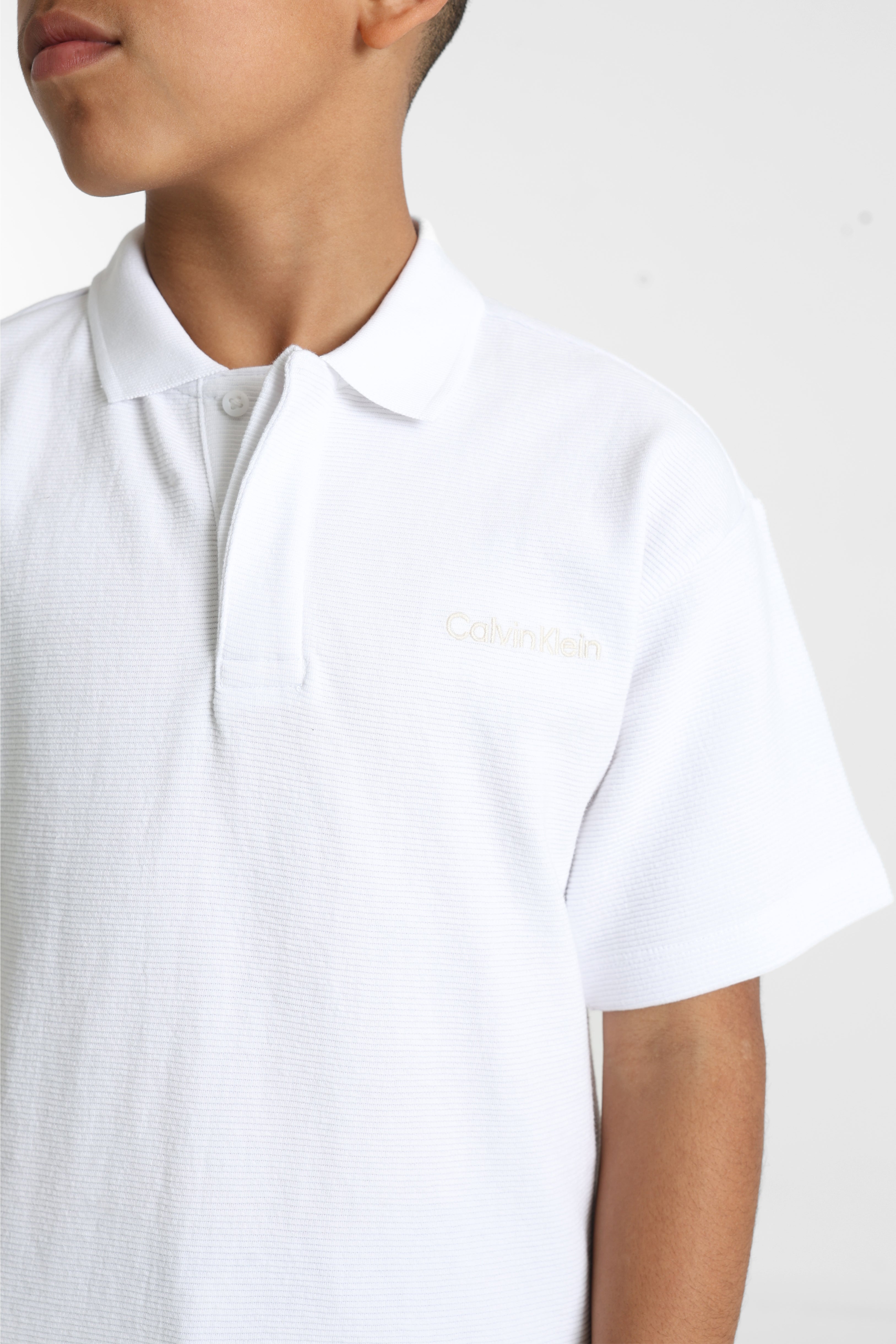 Ottoman polo - Bright White