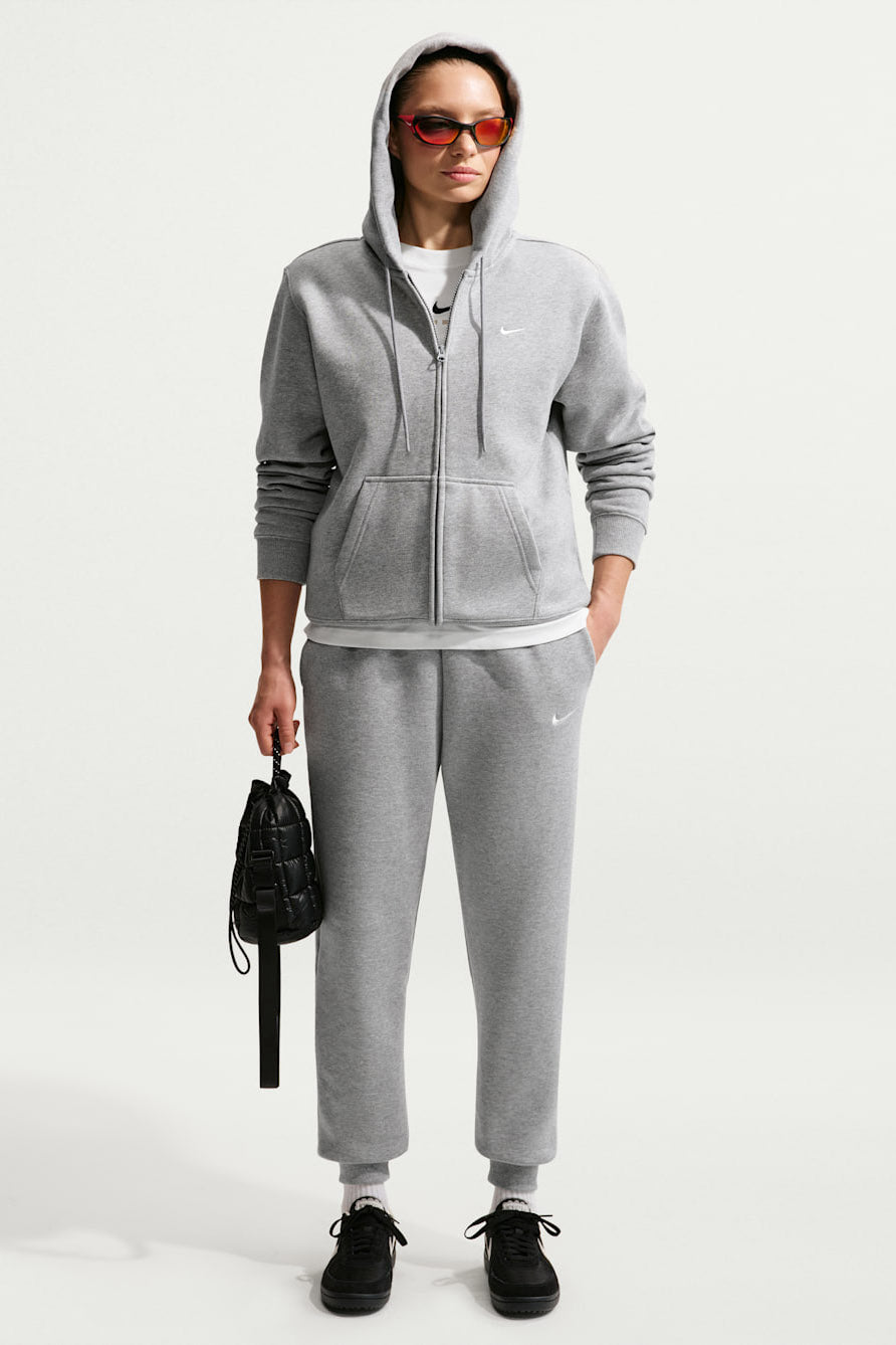 Hooded zip-up sweatshirt - Dark Grey Heather