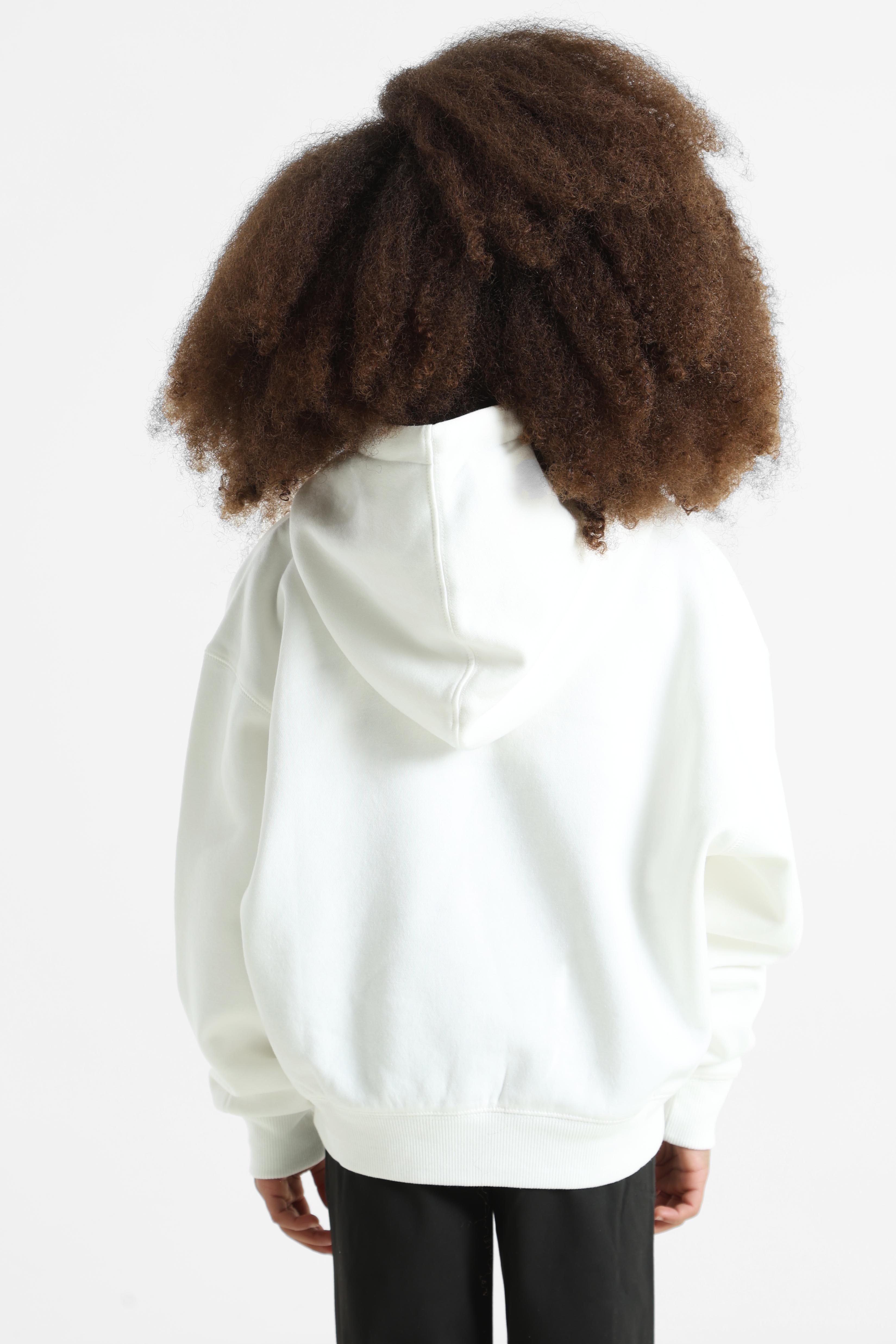 Oversize hooded sweatshirt - Offwhite