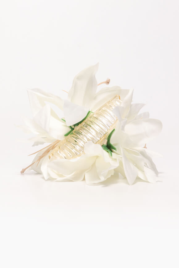 Haarklammer - White