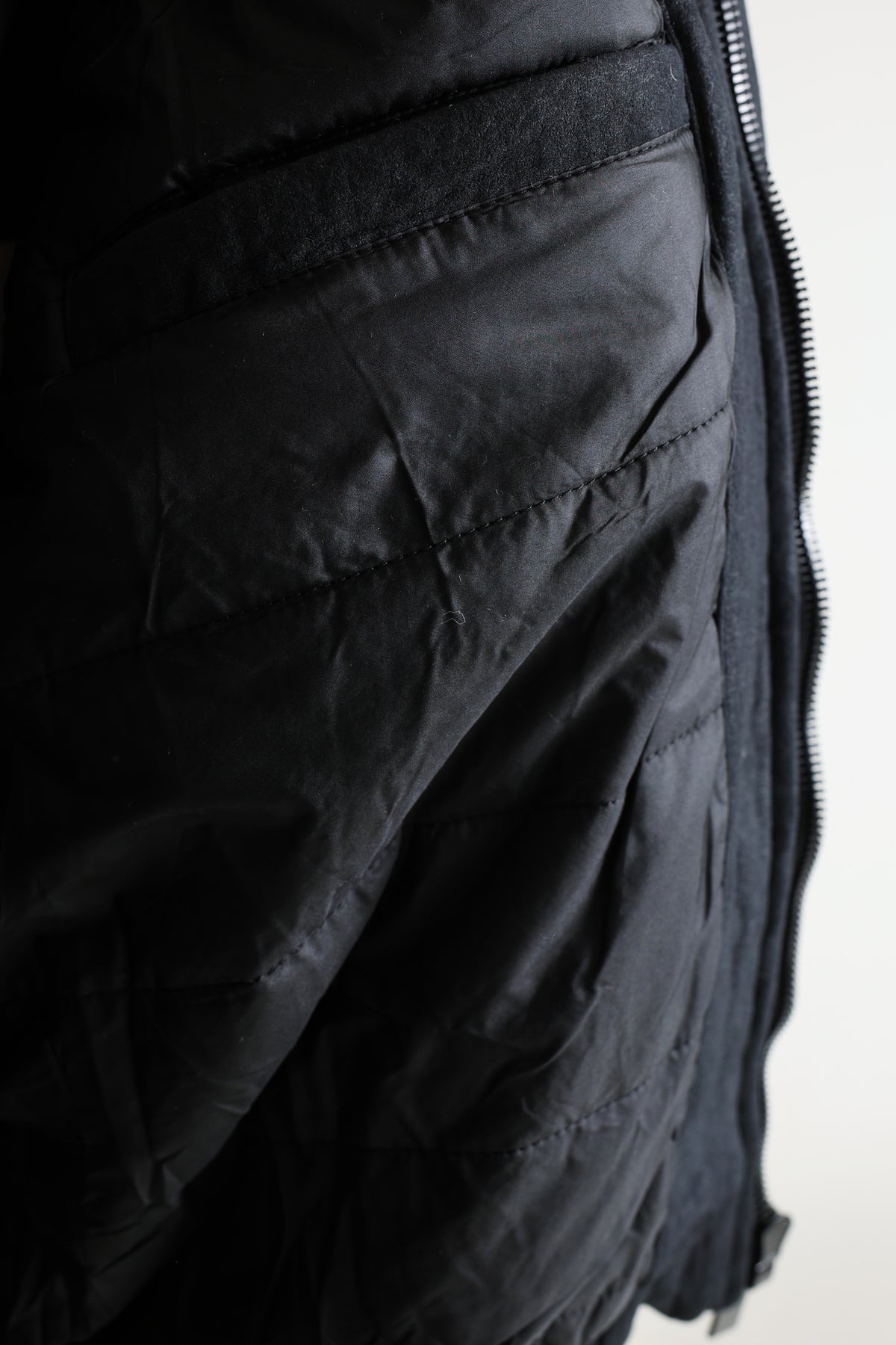 Wattierte Jacke - Black