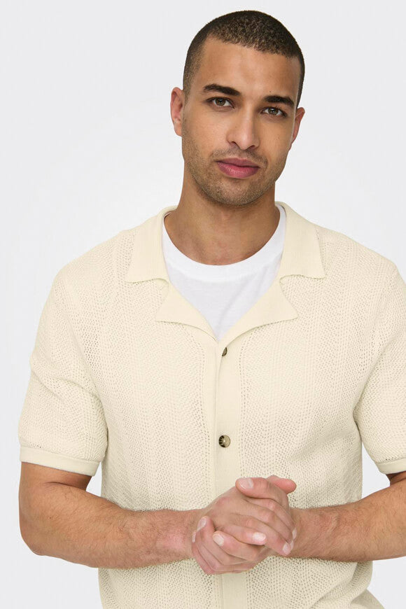Chemise en tricot Diego - Antique White