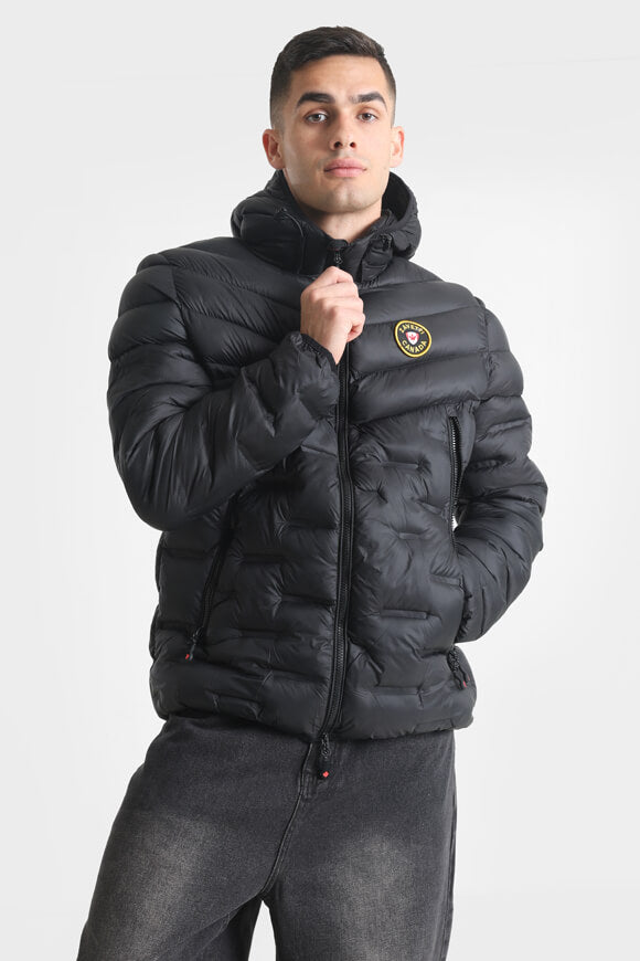 Savuno Leichte Gesteppte Jacke - Jet Black + Gold