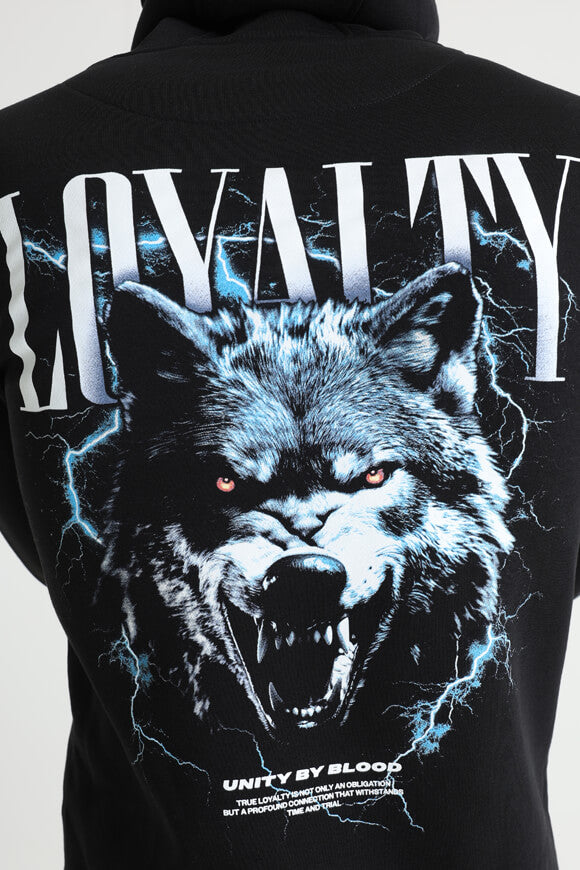 Kapuzensweatshirt - Black