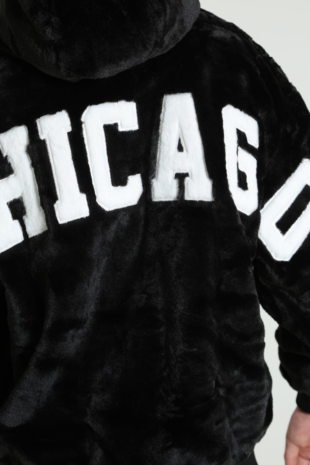Veste en fourrure synthétique - Black