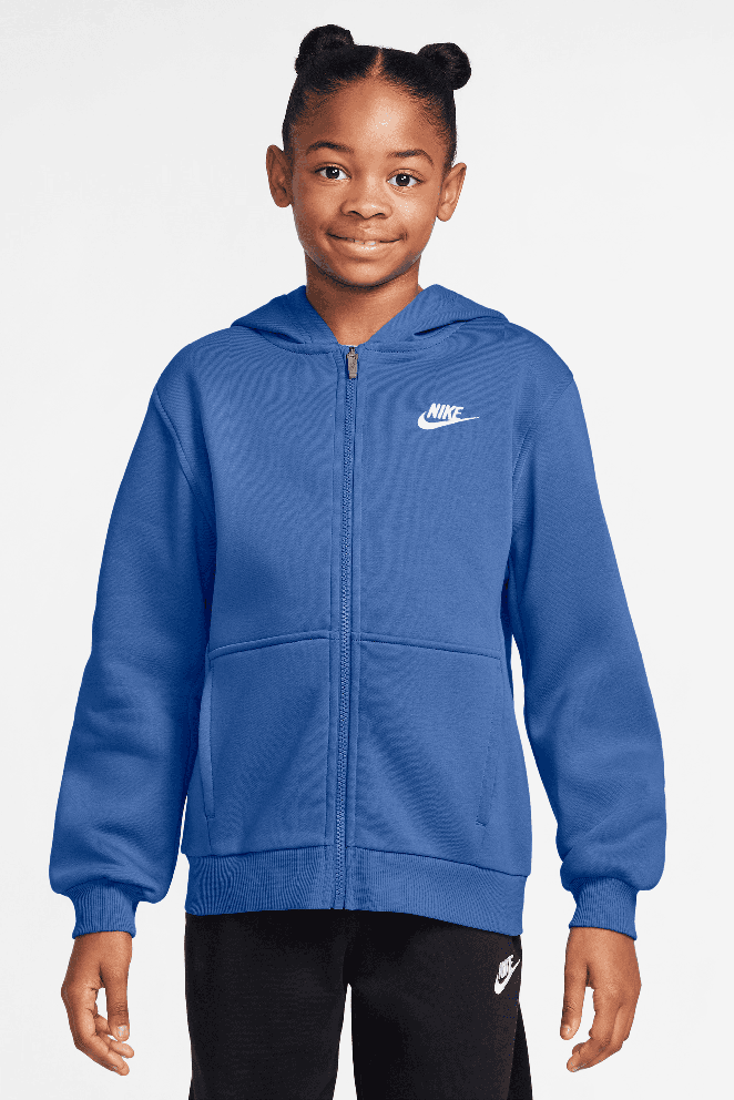 Sportswear Club Fleece sweat zippé à capuchon - Comet Blue