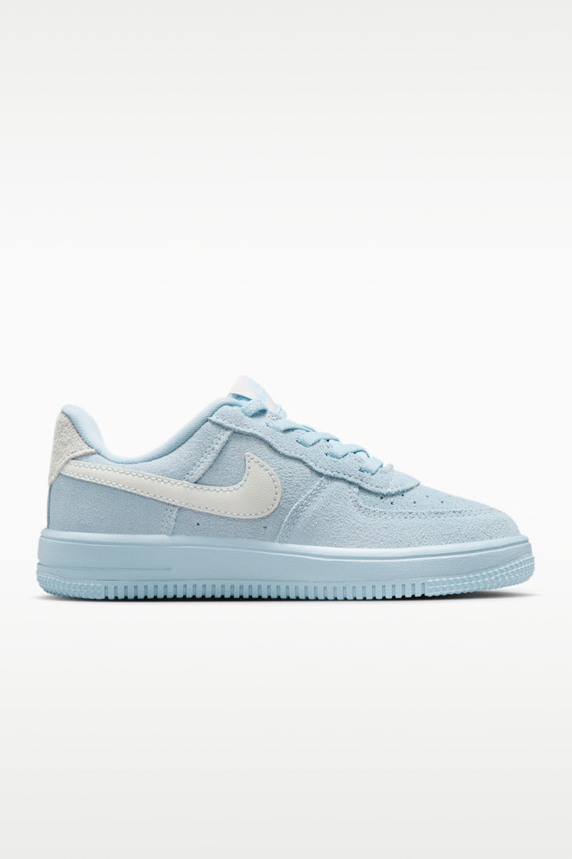 Force 1 EasyOn LV8 1 Kids Sneaker - Light Armory Blue + Pure Platinum