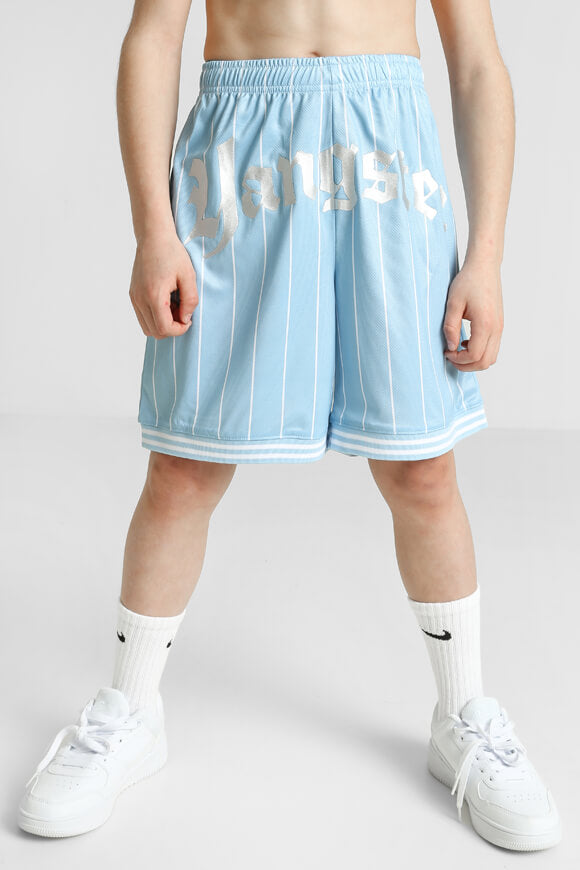 Short en mesh - Bleu clair