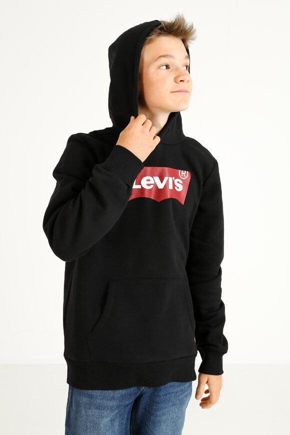 Felpa con cappuccio - Nero