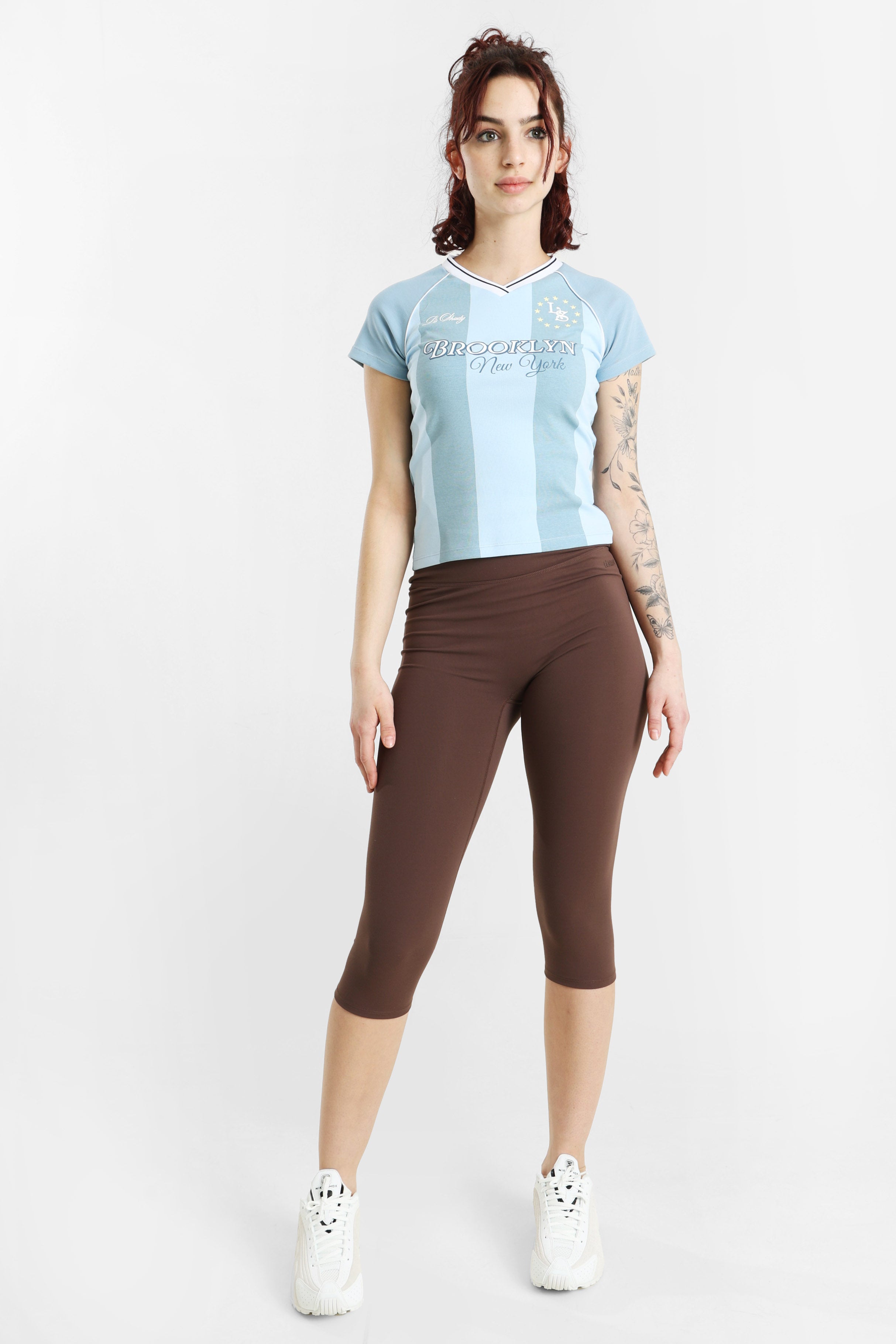 Crop T-Shirt - Blau