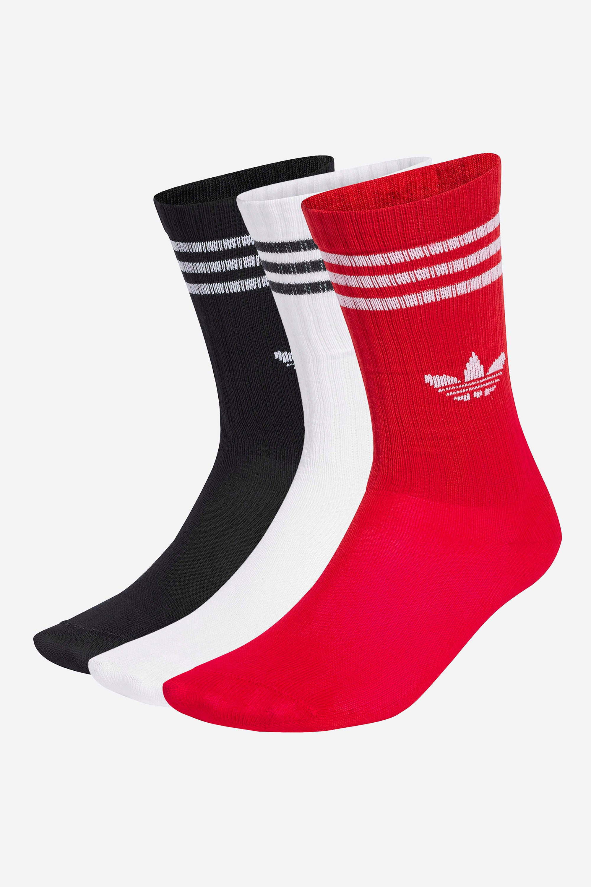 Dreierpack Socken - Better Scarlet + Black + White