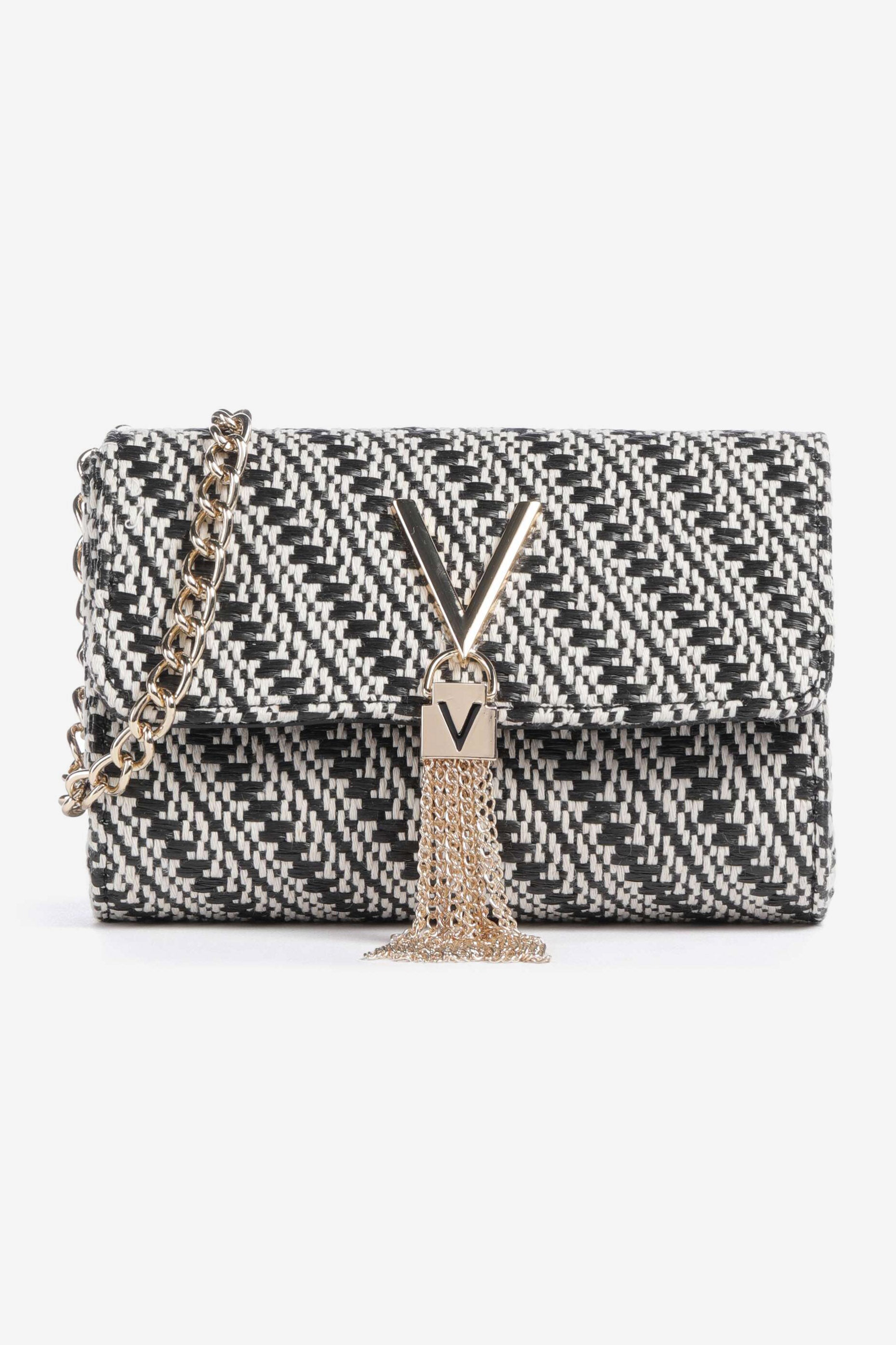 Divina Mini Umhängetasche - Black + White