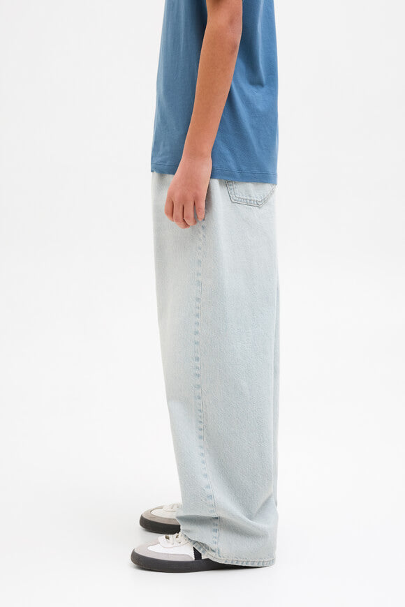 JJIRON extra baggy fit jeans - Light Blue Denim