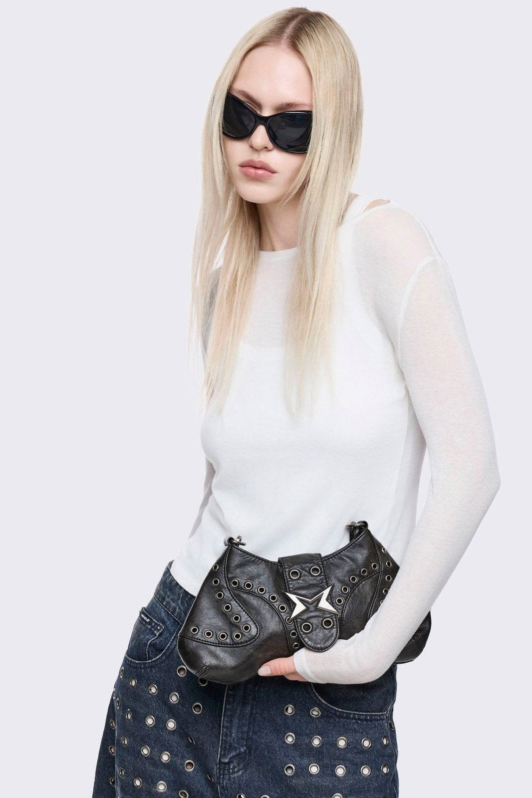 Handtasche - Black Washed