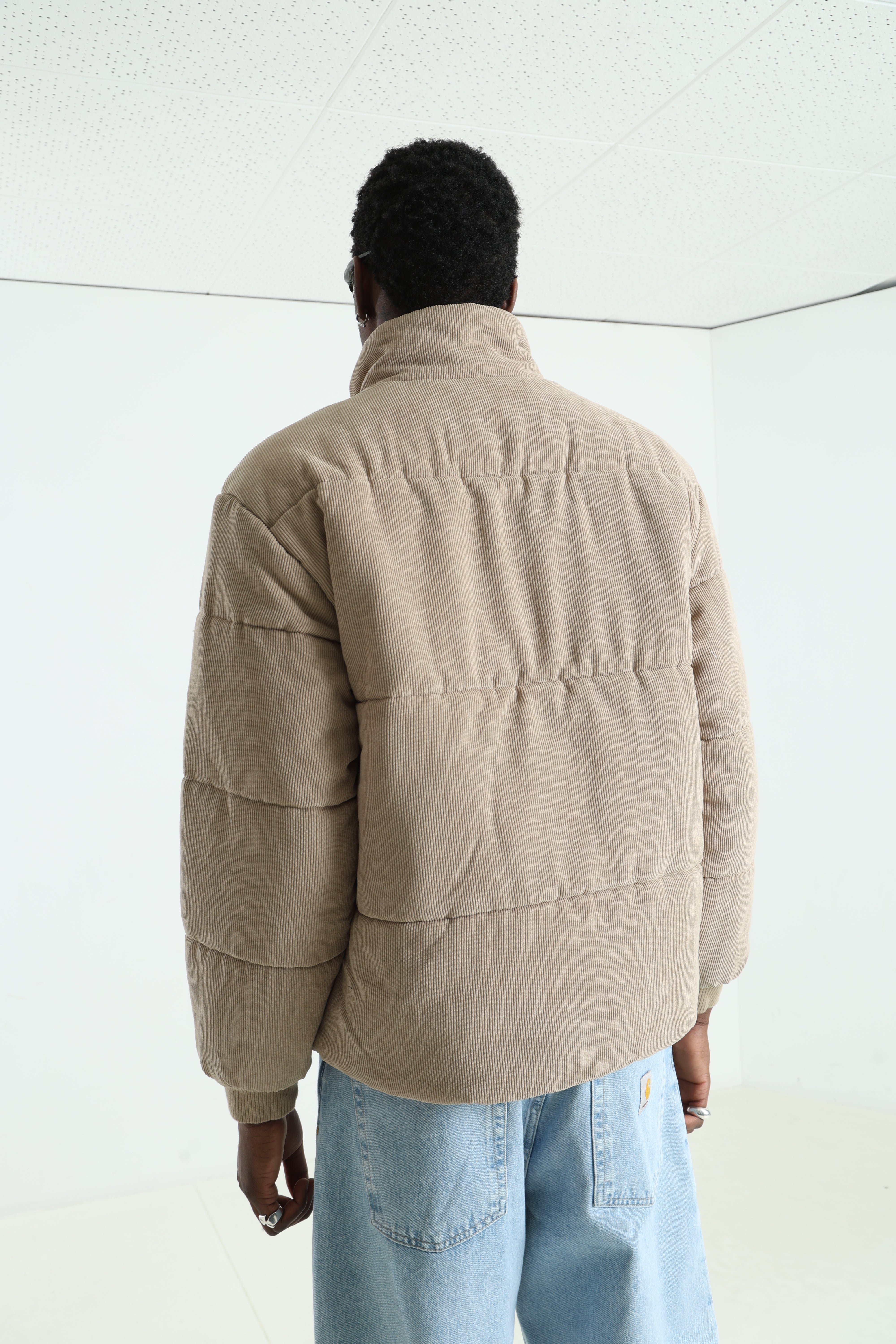 Solin veste matelassée en velours côtelé - Sand