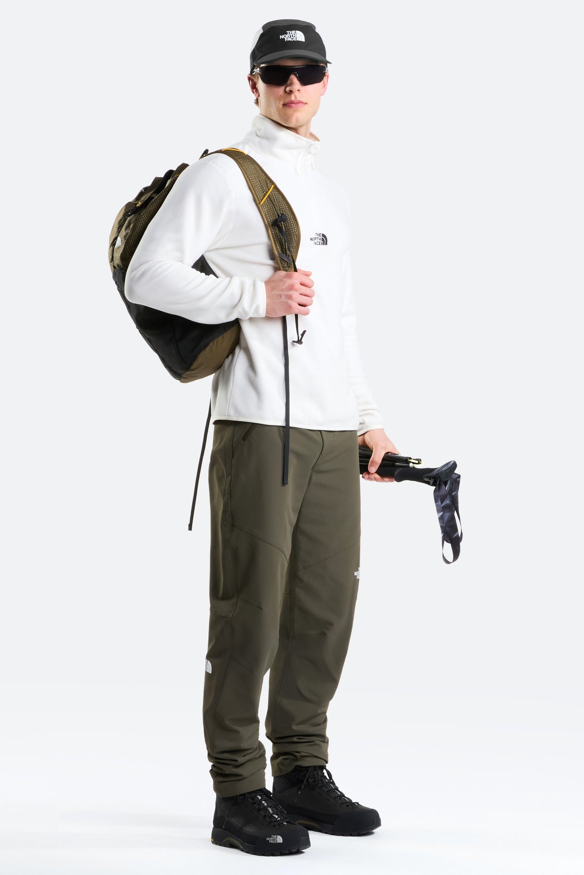 Glacier Fleece Sweater - White Dune