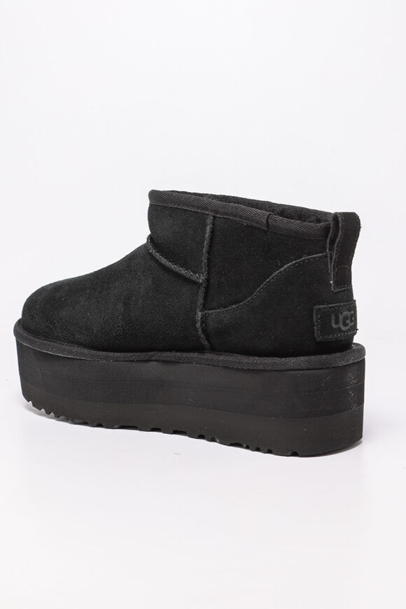 Classic Ultra Mini gefütterte Plateau Stiefelette - Black
