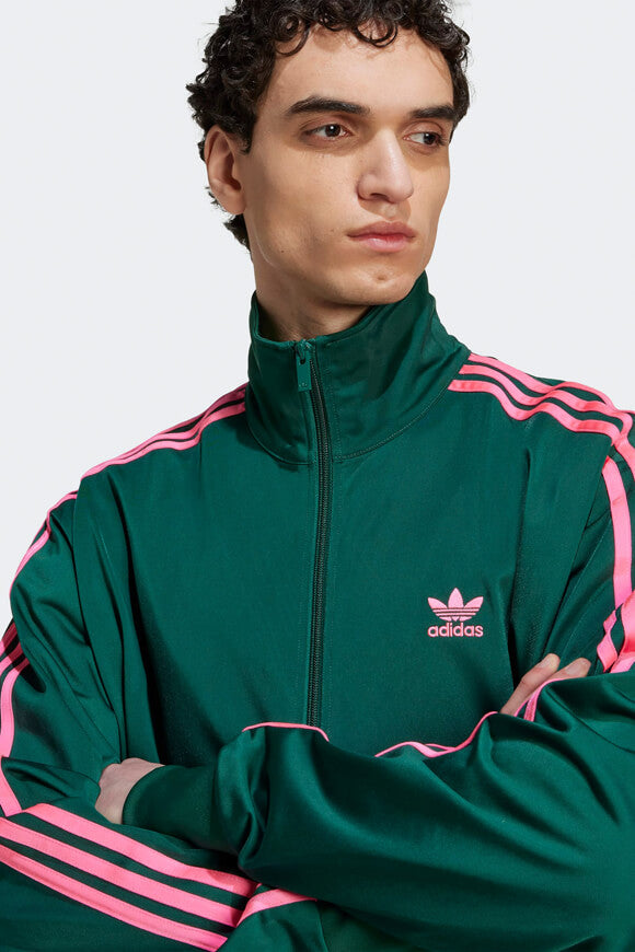 Veste de survêtement Adicolor Classics Firebird - Collegiate Green + Lucid Pink