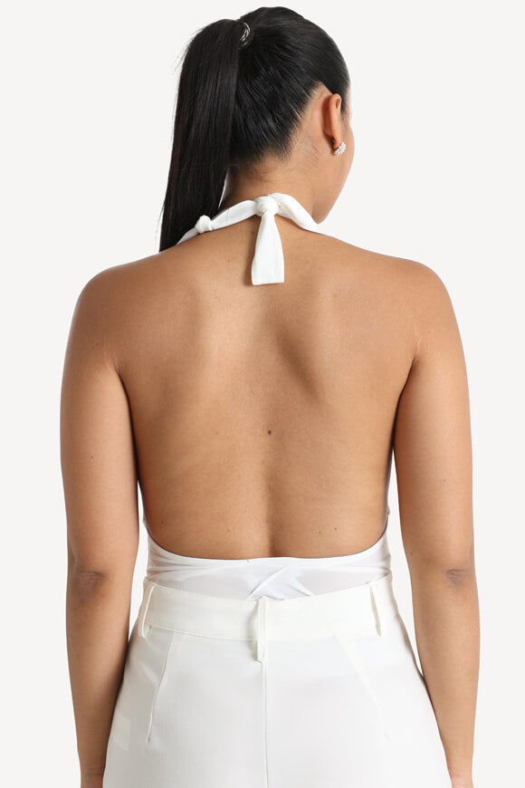 Halter body - Offwhite
