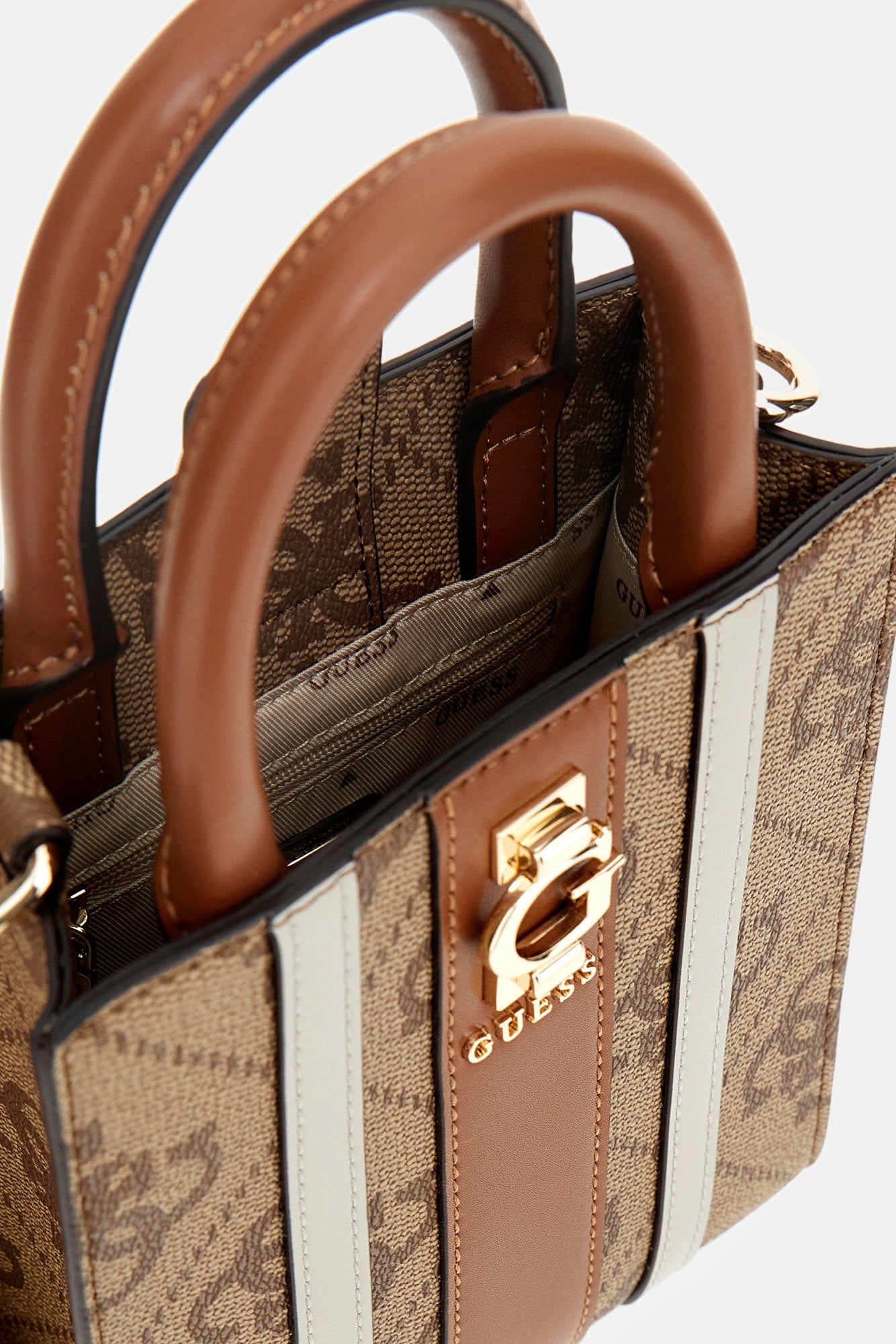 Erenia mini sac à main et à bandoulière - Latte