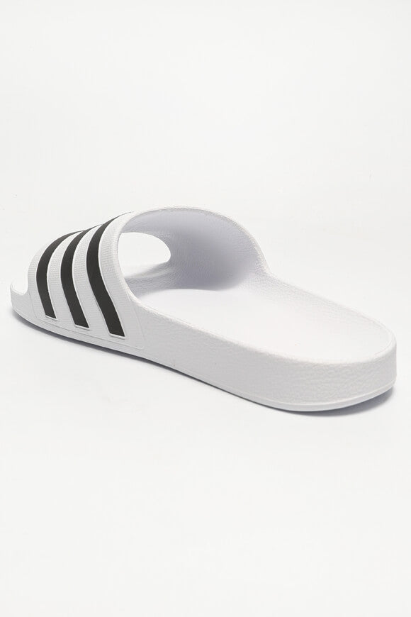 Adilette Aqua Pantoletten - Cloud White + Core Black