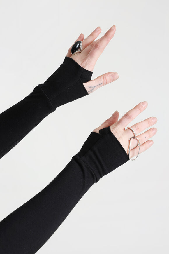 Sweatjacke - Schwarz