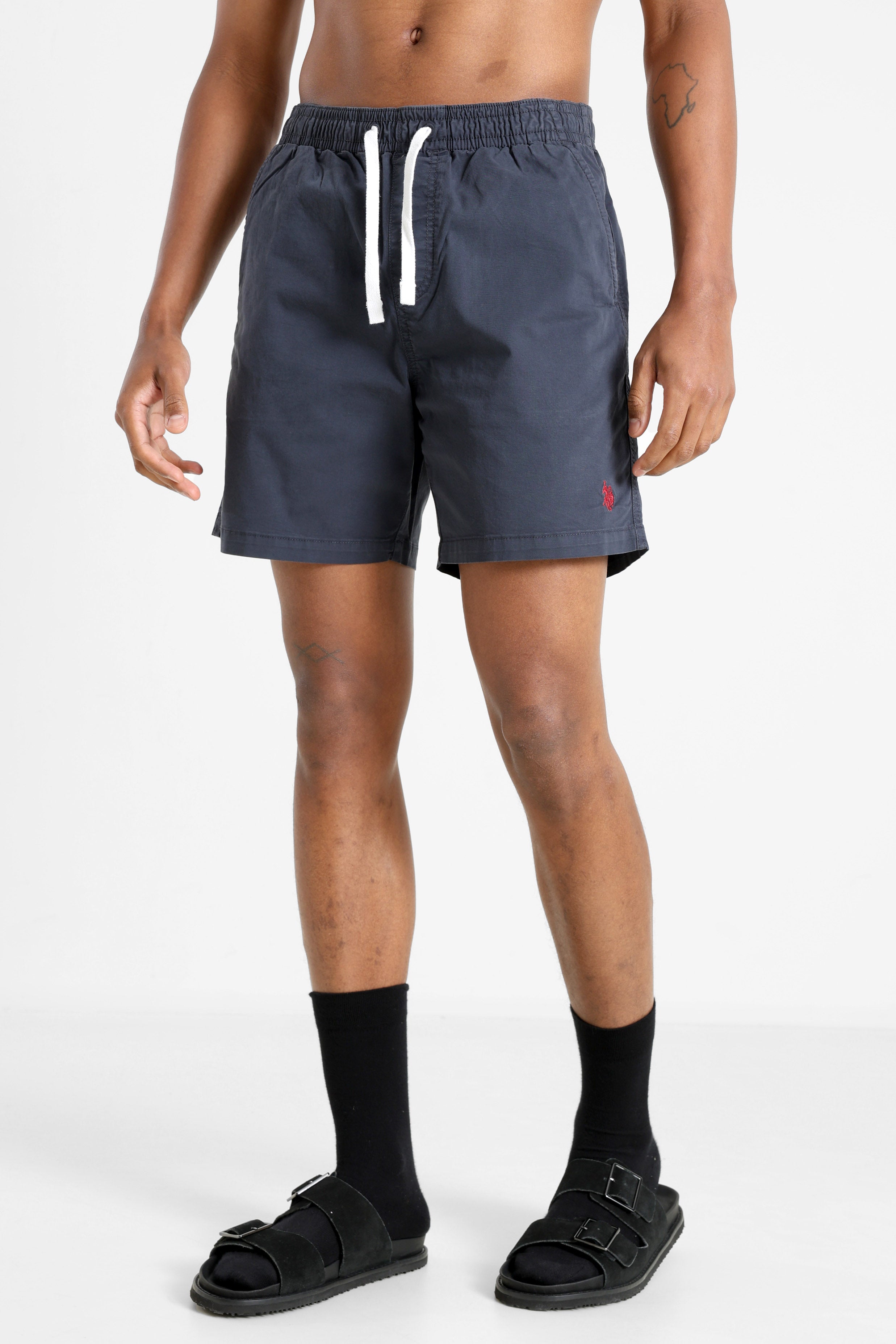 Lore corto in tessuto - Navy