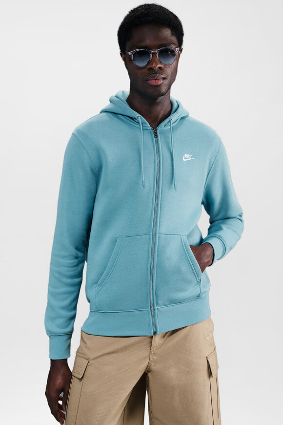 Sportswear Club Kapuzensweatjacke - Denim Turquoise