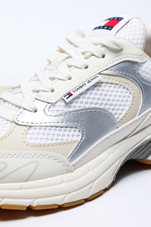 The Coney Metallic Sneaker - Newsprint