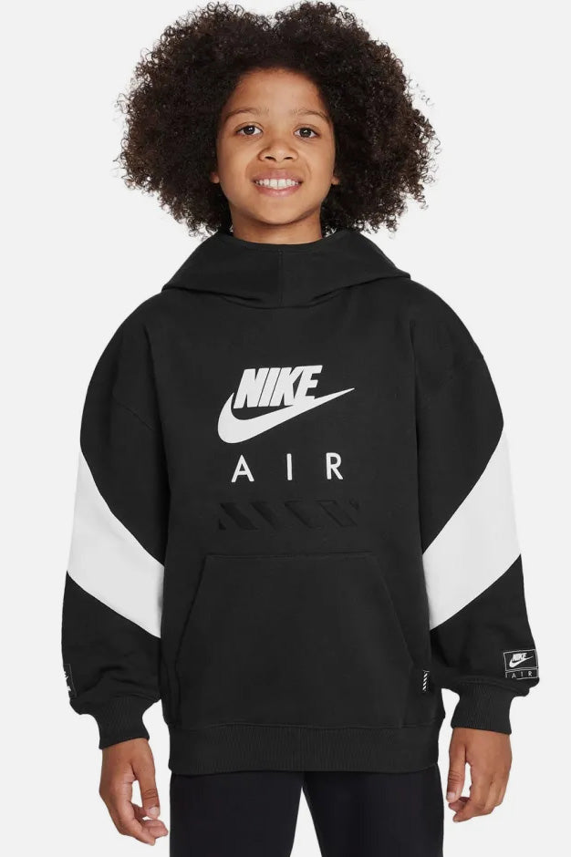 Air Kapuzensweatshirt - Black + White