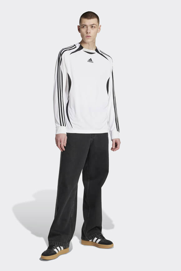 Teamgeist Adicolor Langarmshirt - White + Black