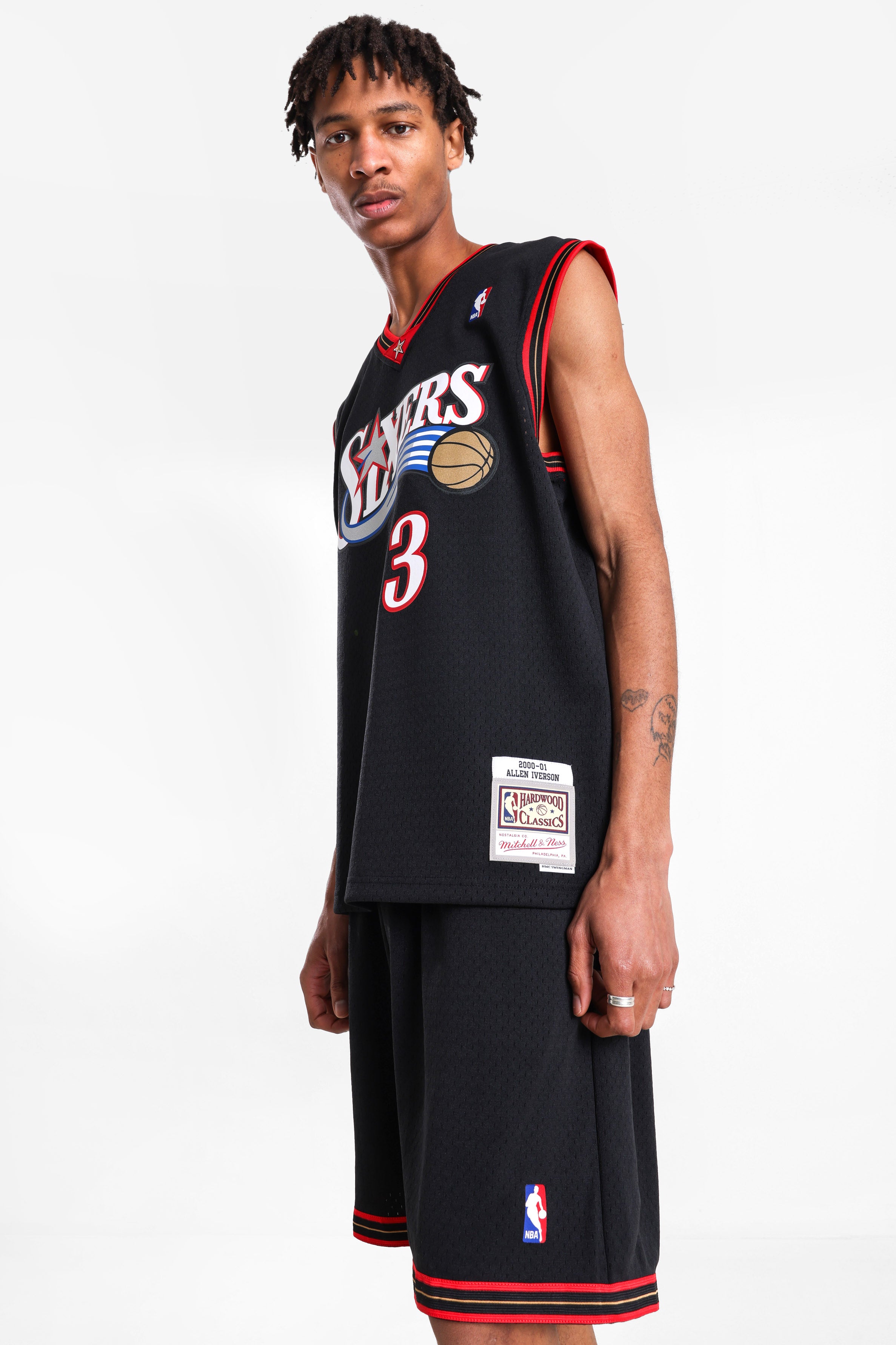 Mesh tank top - Black + Red