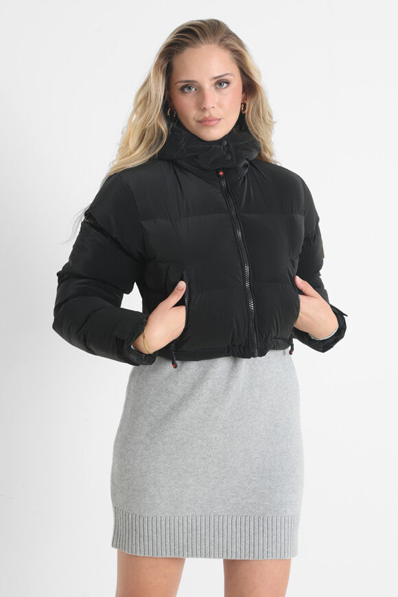 Belluci 2.0 Crop Pufferjacke - Jet Black