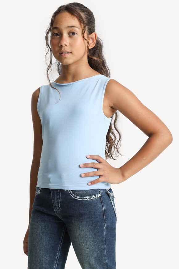 Crop Top - Bleu clair