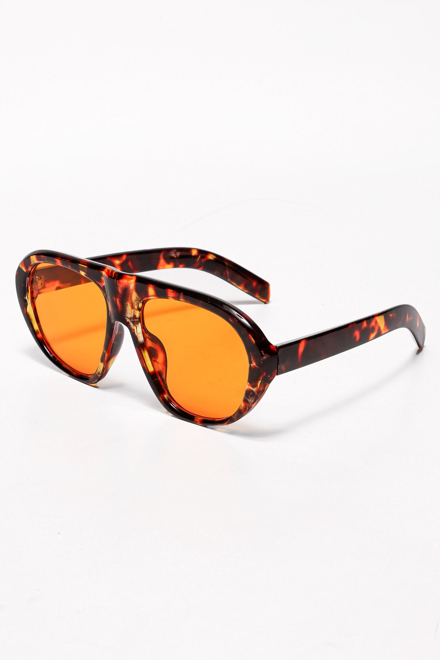 Brille - Leopard + Orange