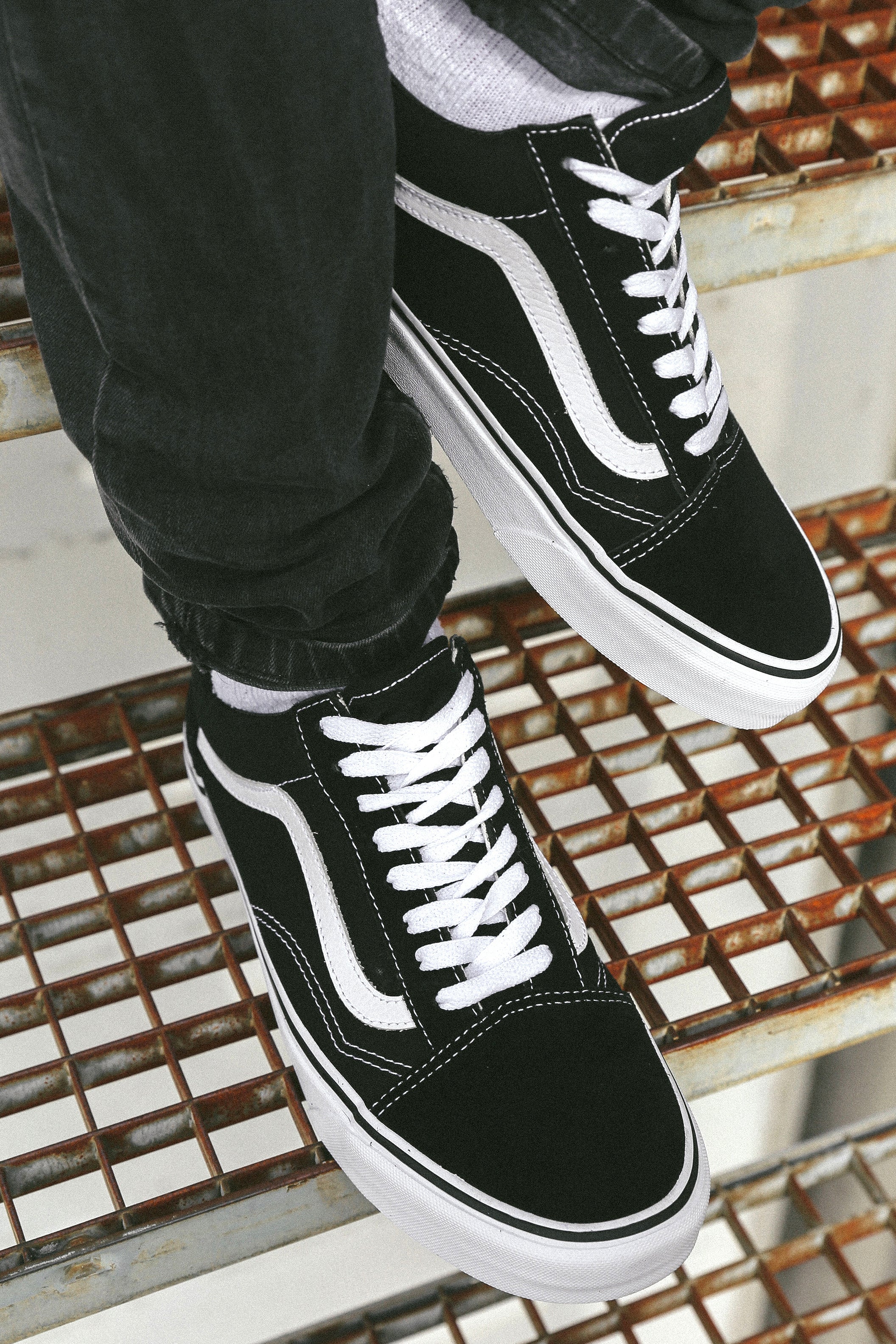Sneaker Old Skool - Nero + Bianco